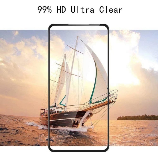 OnePlus Nord N100 täyden peiton karkaistun lasin näytön suojakal Transparent