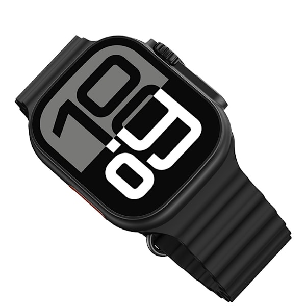 USAMS AT03 2.01" Smartwatch Bluetooth Sports Tracking Stemmeassistent Android iOS Black