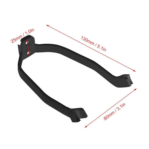 Fender Support til mudderbeskyttelsesskærme til Xiaomi M365 Scooter Black