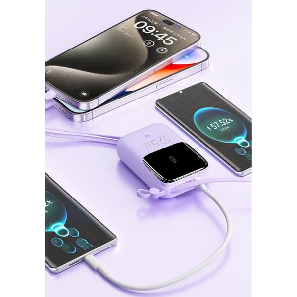 10000mAh rask bærbar powerbank Super hurtiglading USB - C 22.5W Blue