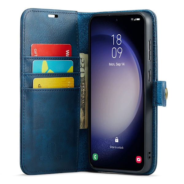 DG.MING 2 i 1 Plånboksfodral till Samsung Galaxy S26 blå