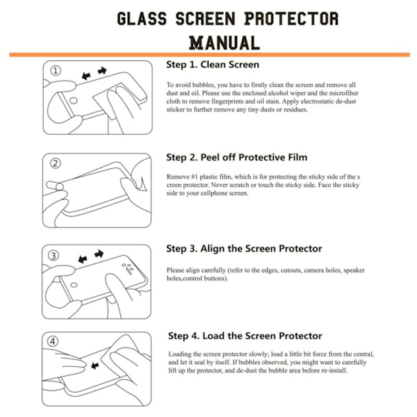 ENKAY hærdet glas skærmbeskytter Samsung Galaxy M30/A40s/A50/A30/A20 Transparent