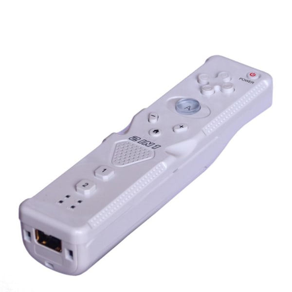 2-i-1 trådløs gamepad-fjernbetjening til Wii-spil - hvid White