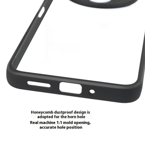 För Xiaomi Redmi 14C Fodral Skal Baksida Hybrid PC+TPU Transparent