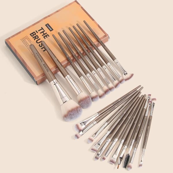 20 fiber øyenskyggebørste Basic Blusher Eyebrow Makeup Makeup Pink