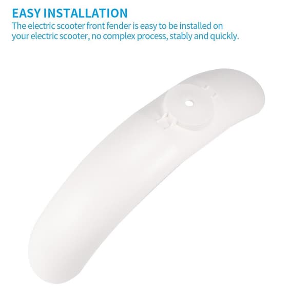 Frontskjerm/Mudguard for Xiaomi Mijia M365/M365 Pro - Hvit White