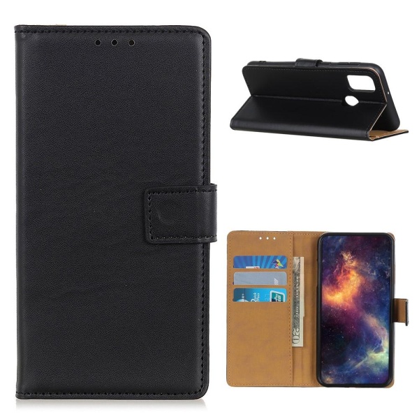 OnePlus Nord N10 5G Wallet Stand Protective Phone Case - Black Black