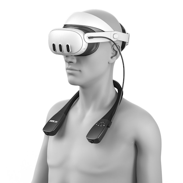 PowerBank för Meta Pico HTC VR Headset Snabbladdare 10000mAh Svart