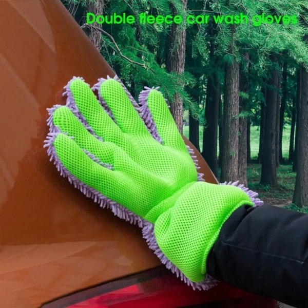 Pese auto sujuvasti Käsine Autonpesu Puhdista auto Green