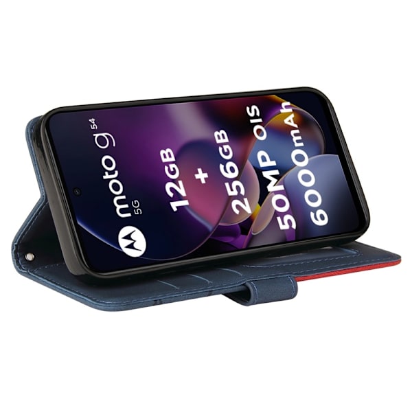 For Motorola Moto G54 KT Series-1 To-fargets Blue
