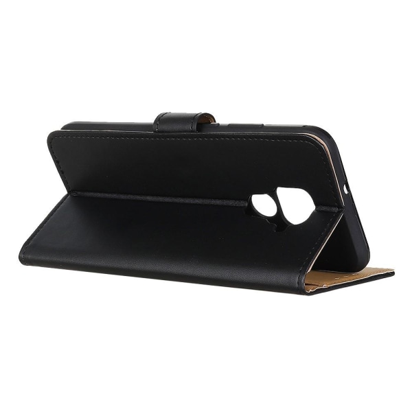 Wallet Stand Mobiltelefon Taske til Xiaomi Redmi Note 9 - Sort Black