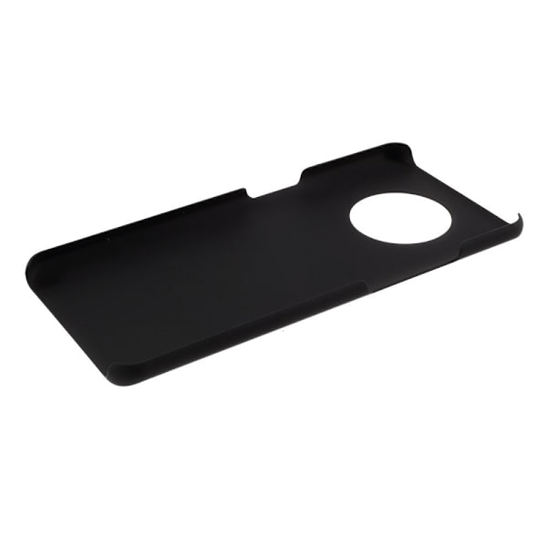 OnePlus 7T Cover Plastskall Gummiert - Sort Black
