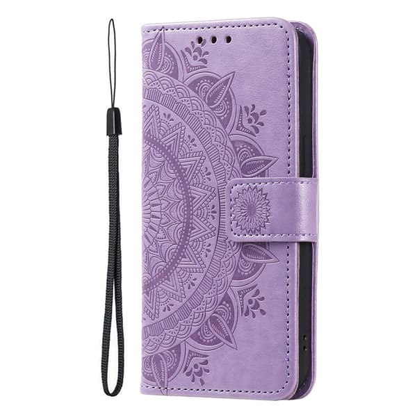 Plånboksfodral med Stativ och Handledsrem till Sony Xperia 1 VIII Lila
