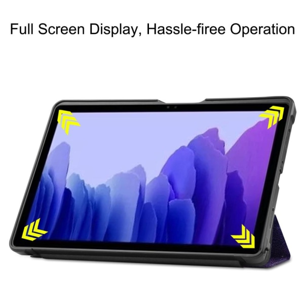 Tri-fold Stand Case til Samsung Galaxy Tab A7 10,4" - Plads Multicolor