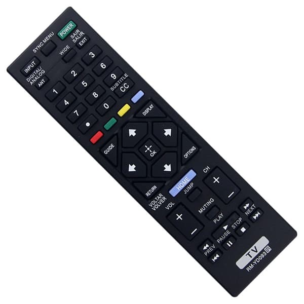 Fjärrkontroll Ersättning för RM-YD093 För Sony TV Svart