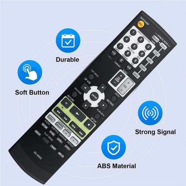 Fjernkontroll erstatning RC-645S for Onkyo forsterker Black