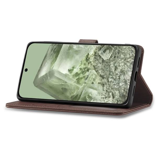 LC.IMEEKE Plånboksfodral till Google Pixel 8a - MörkBrun Brun
