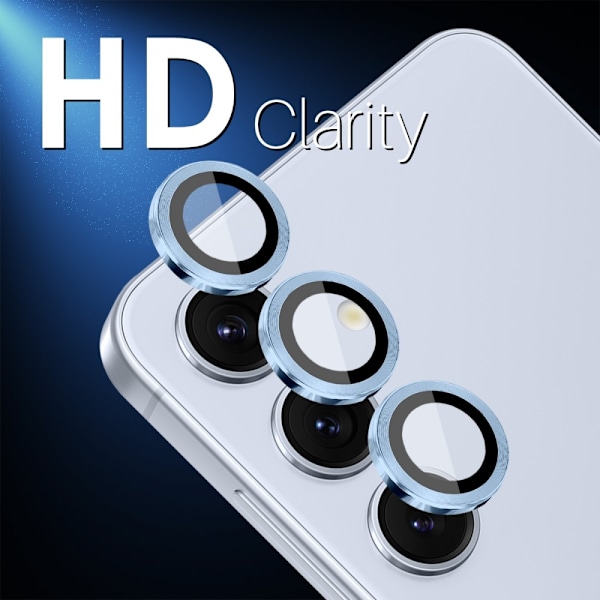 NORTHJO för Samsung Galaxy S25 Härdat Glas Kameralinsskydd Blå