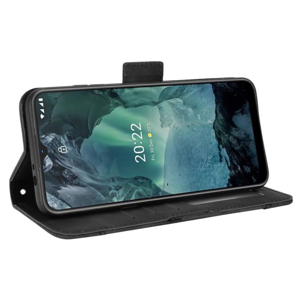 Til Nokia G21/G11 Magnetisk Flip Case Pung Cover Black