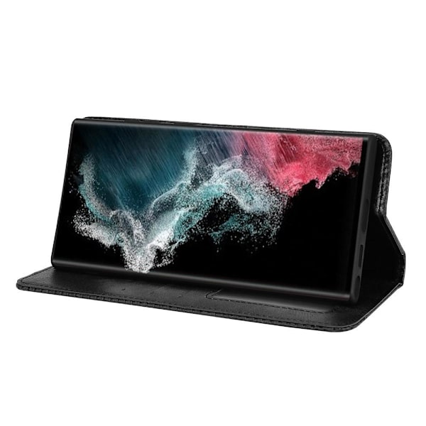 Samsung Galaxy S22 Ultra 5G Plånboksfodral  - Svart Svart