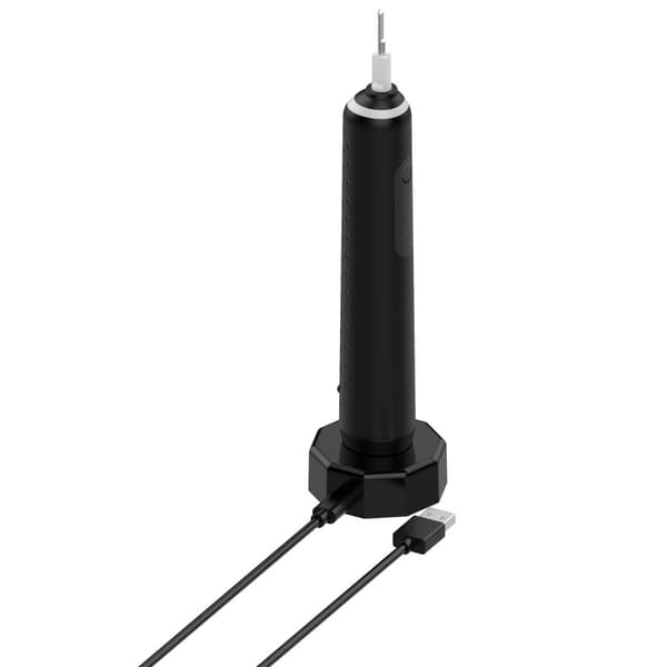 Laturi sovitin Braun Oral - B sähköhammasharjalle Black