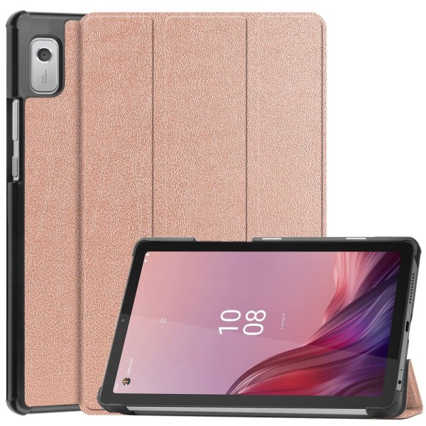 Tri-fold Fodral till Lenovo Tab M9 - RoseGold Rosa guld