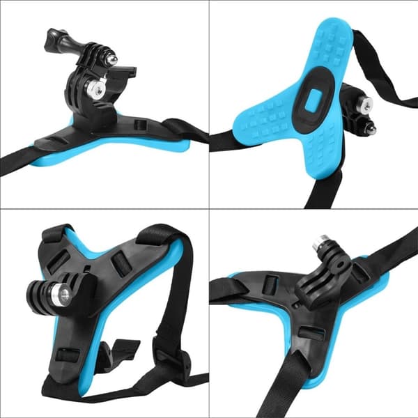 4 - i - 1 motorcykelhjelmholder til GoPro Insta 360 Session Black