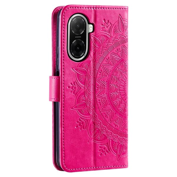 För Xiaomi Redmi A5 4G / Poco C71 4G Stativfodral Totem  Plånboksfodral Rosa