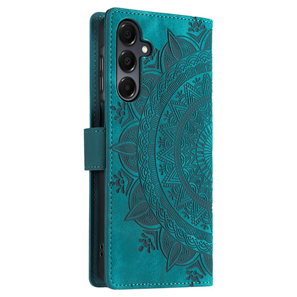 För Samsung Galaxy A26 plånboksfodral Fodral Skal Mandala blommönster Grön