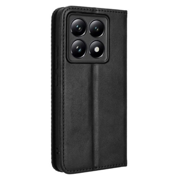 Wallet Stand Flip - telefonetui til Xiaomi 14T - Sort Black