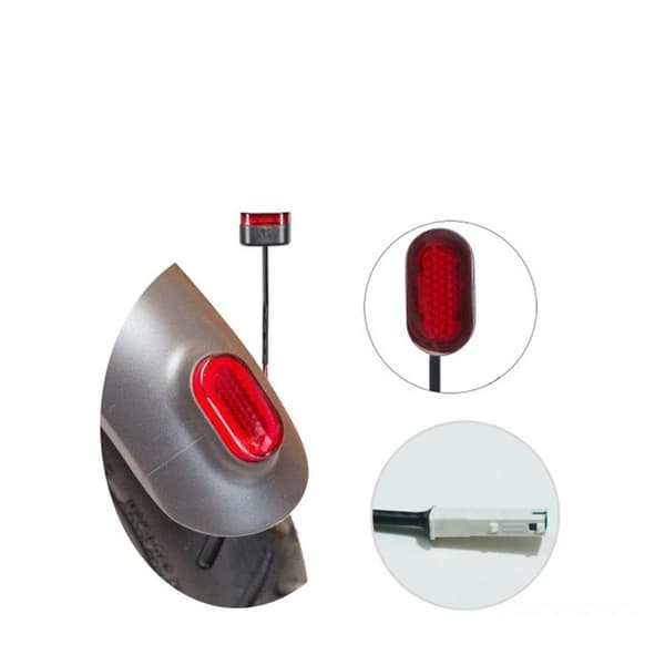 Bremselys/reverseringslampe Xiaomi Mijia M365 Red