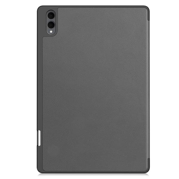 Till Samsung Galaxy Tab S12 Ultra Tri-Fold stativfodral med pennhållare grå