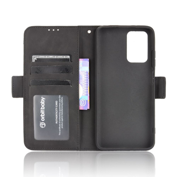 Wallet Stand Flip Phone Case til Xiaomi Redmi 10 - Sort Black