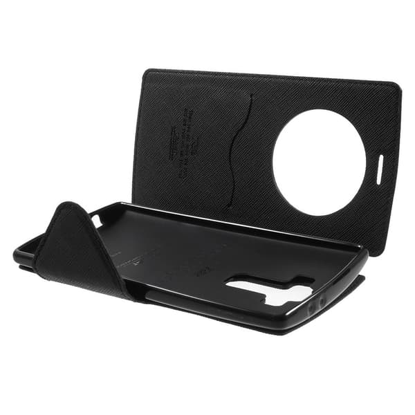 ROAR KOREA Diary View Window suojakuori - LG G4 Black