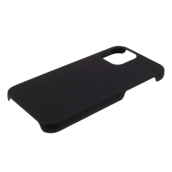 Gummibelagt hårdt pc-cover Beskyttende skal til iPhone 12 - Sort Black