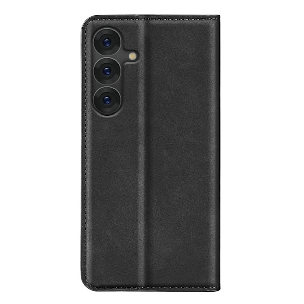 Til Samsung Galaxy S25 5G Skin-touch Feeling Magnetisk telefonetui Black