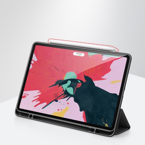 DUX DUCIS Osom Apple iPad Pro 12.9 (2022) / (2020) / (2018) fodral Tri-Fold - Svart Svart