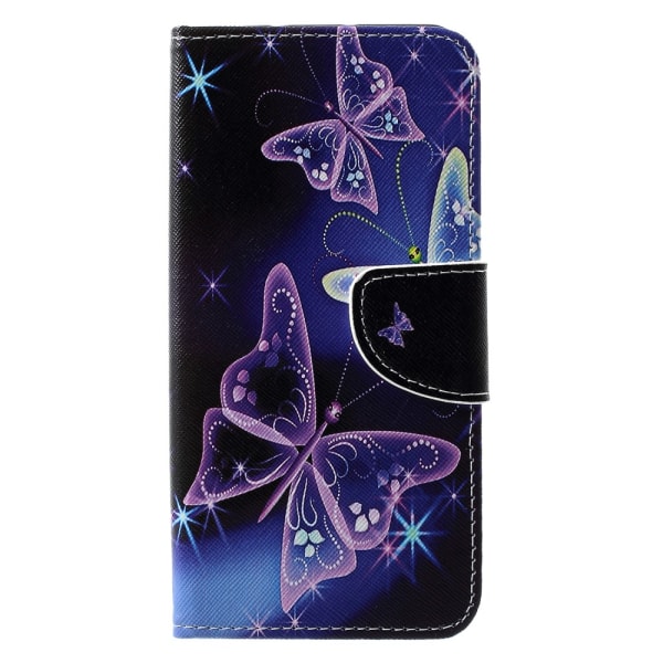 Lompakkokotelo Huawei P30 Prolle - Pretty Butterflies Purple