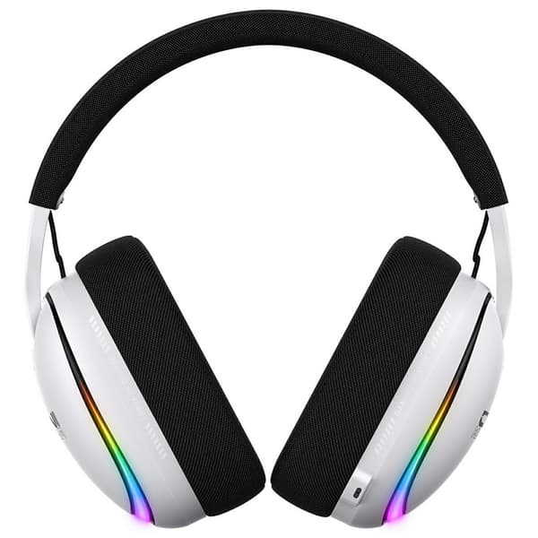 ONIKUMA GT805 Gaming Headset 4 Moduser Trådløst/Kablet Over-Ear RGB - Hvit White