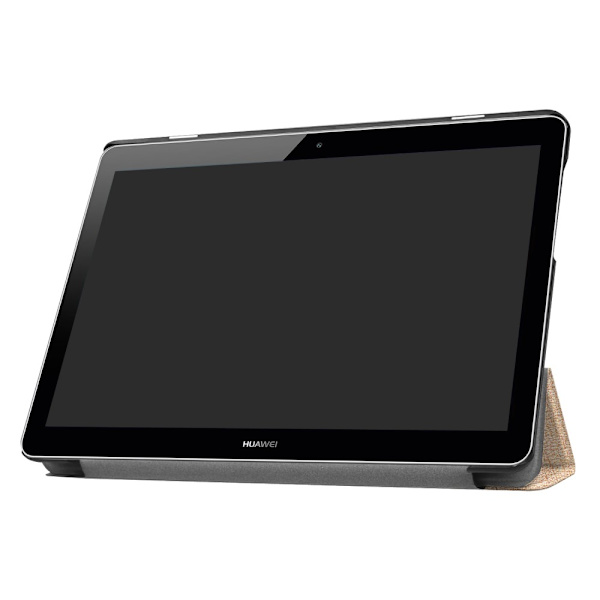 Kolminkertainen kotelo jalustalla Huawei MediaPad T3 10: lle - kulta Gold