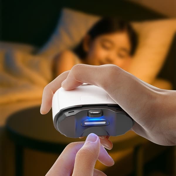 Elektrisk nagelklippare 3 växlar justerbar USB-laddningsbar automatisk Vit
