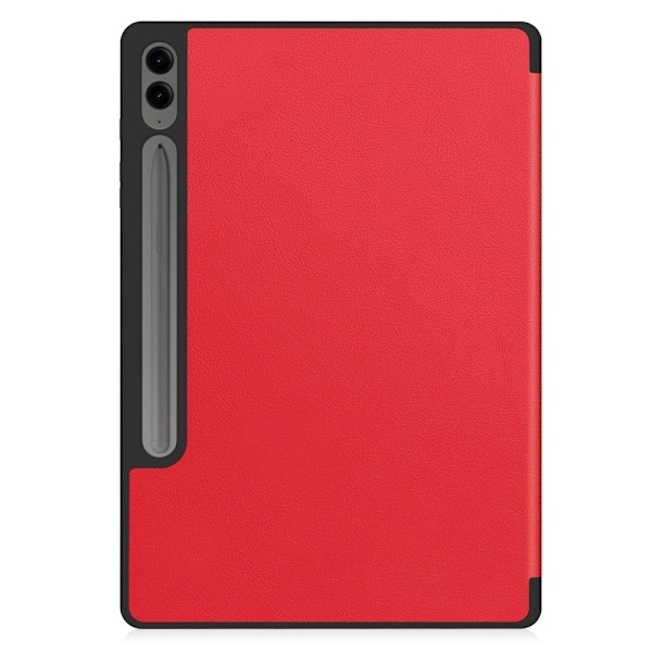 Trifoldet stativ Smart Taske til Samsung Galaxy Tab S10+ (S10 Plus) Red