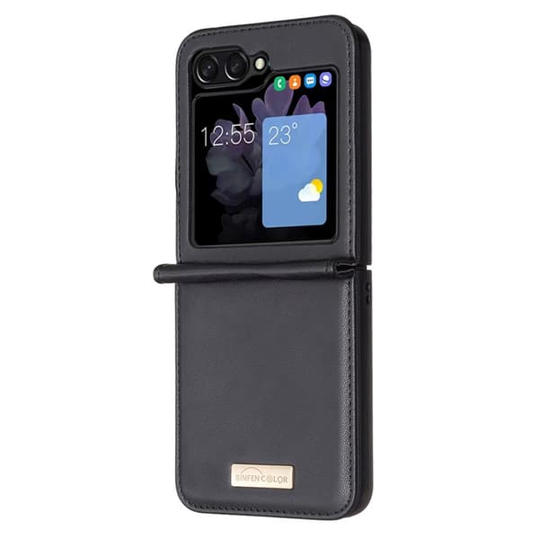 BINFEN COLOR Støtsikkert telefondeksel til Samsung Galaxy Z Flip8 Black