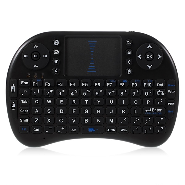 Mini I8 Wirelesss Touchpad-tastatur og mus til pc/tablet/tv-boks