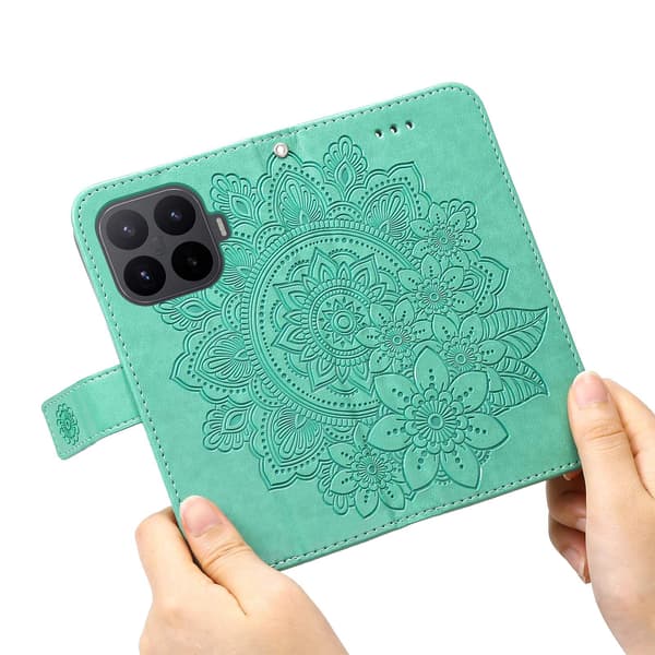 Til Xiaomi 17T Pungcover Mandala Green