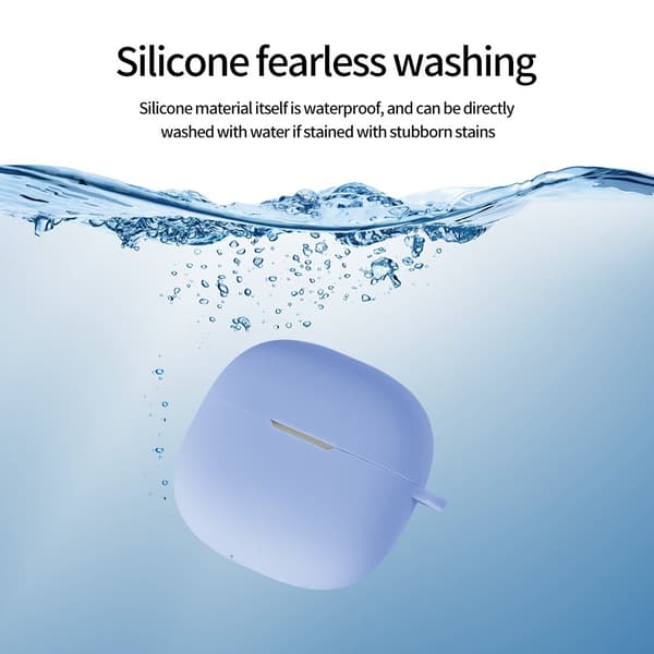 För Xiaomi Redmi Buds 6 Lite Silikonfodral Anti-Scratch Skyddsfodral - Lila Lila