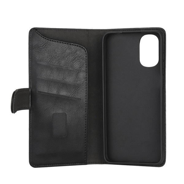 GEAR lompakkokotelo Motorola Moto G22 / Moto Case 4G:lle Black