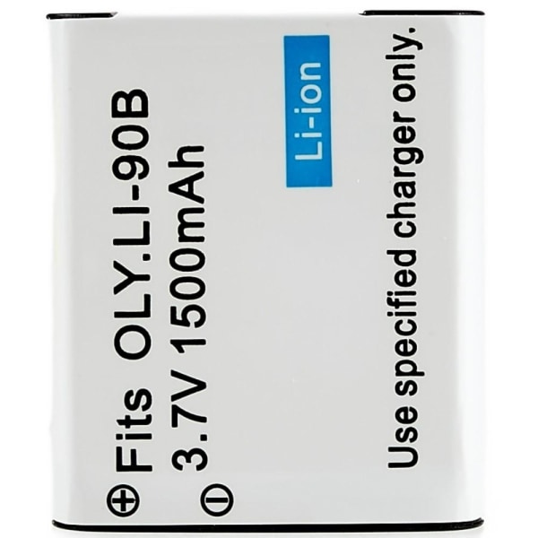 LI-90B batteri til Olympus SP110/XZ-2/TG-4/DB-110-TG-5/GRIII/TG1 osv White