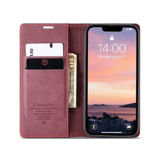 CASEME pungetui til iPhone 17e / 16e Red