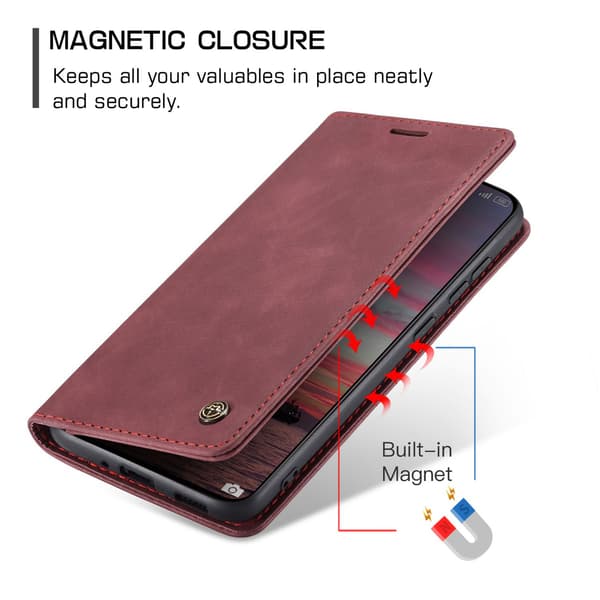 CASEME Plånboksfodral Xiaomi 15T - Röd Röd